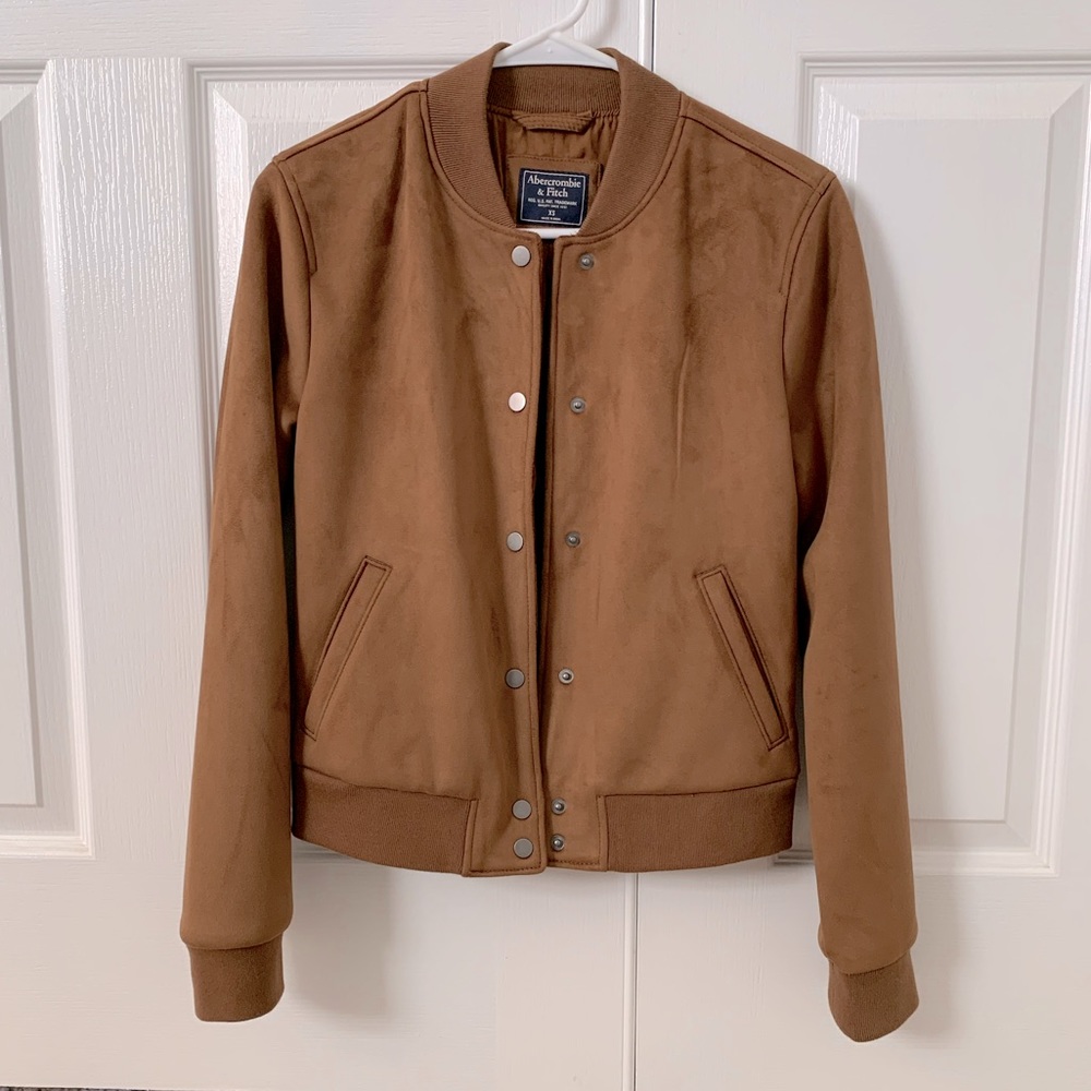 Abercrombie faux suede jacket
